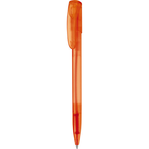 Kugelschreiber Deniro Frosty , gefrostet orange, ABS, 14,30cm (Länge), Bild 1