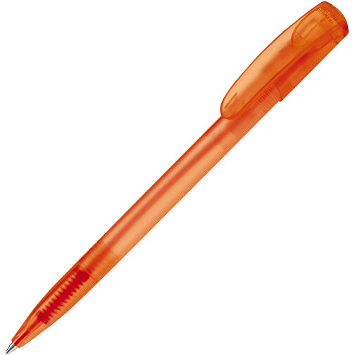 Kugelschreiber Deniro Frosty , gefrostet orange, ABS, 14,30cm (Länge), Bild 2