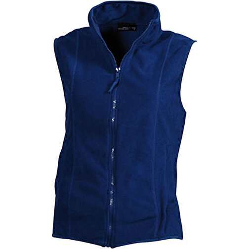 Girly Microfleece Vest , James Nicholson, royal, 100% Polyester, L, , Bild 1