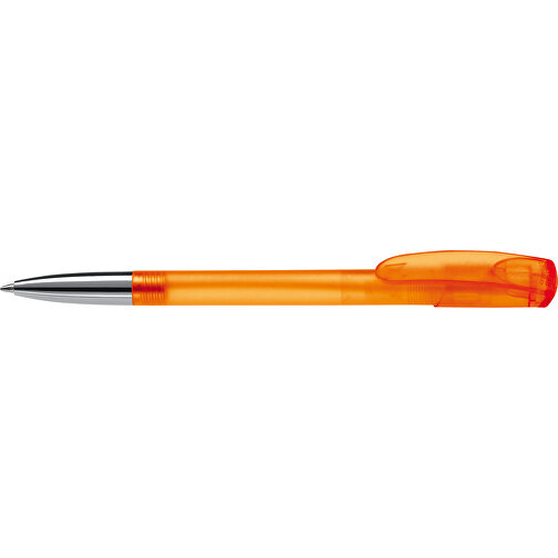 Kugelschreiber Deniro Mit Metallspitze Frosty , gefrostet orange, ABS & Metall, 14,30cm (Länge), Bild 3