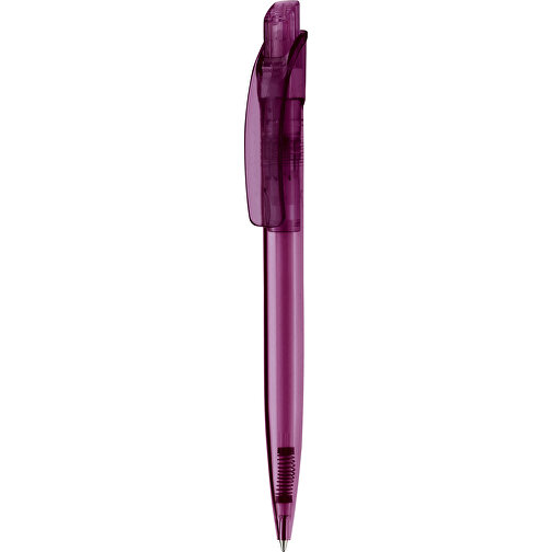 Kugelschreiber Cube Transparent , transparent violett, ABS, 14,70cm (Länge), Bild 1