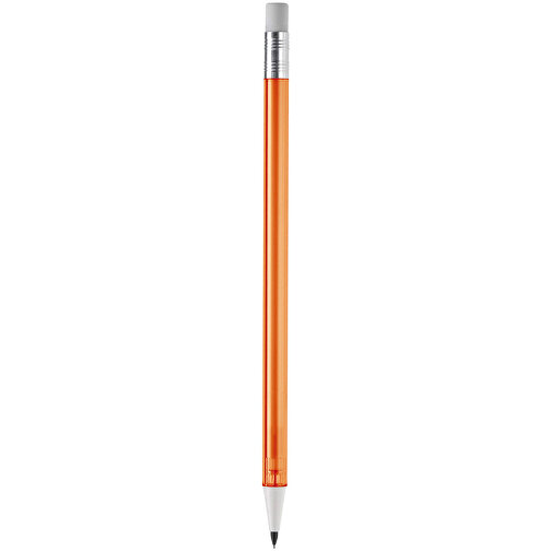 Druckbleistift Illoc , transparent orange, ABS, 15,50cm (Länge), Bild 1