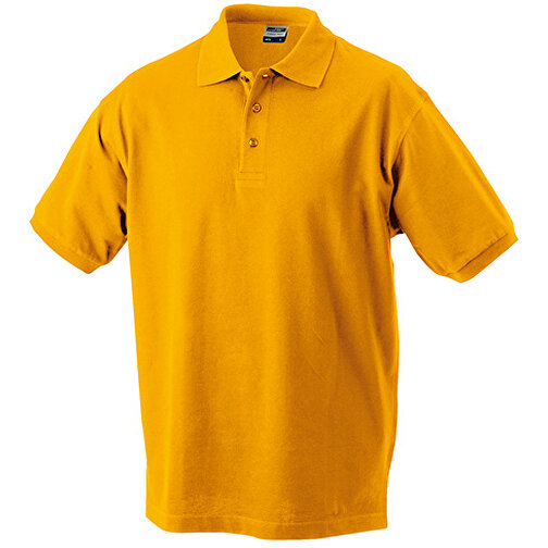 Classic Polo , James Nicholson, gold-gelb, 100% Baumwolle, gekämmt, ringgesponnen, 3XL, , Bild 1