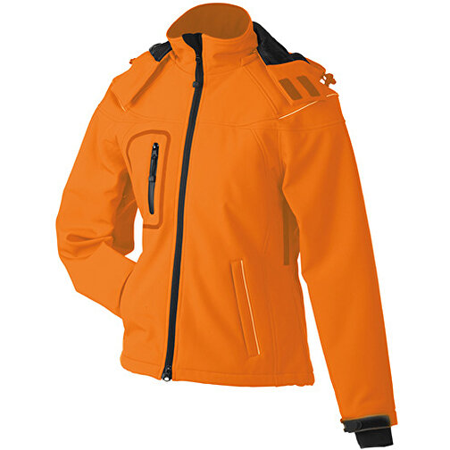 Ladies’ Winter Softshell Jacket , James Nicholson, orange, 100% Polyester, L, , Bild 1