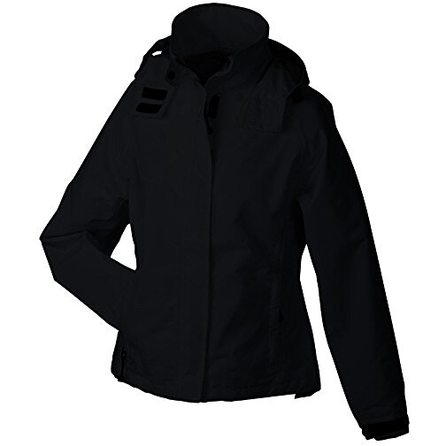 Ladies’ Outer Jacket , James Nicholson, schwarz, 100% Polyester, L, , Bild 1