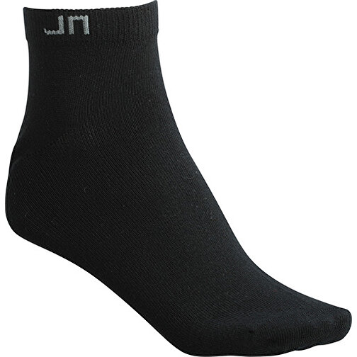 Function Sneaker Socks , James Nicholson, schwarz, 40% Polyester, 40% Baumwolle, 17% Polyamid, 3% Elasthan, 35-38, , Bild 1