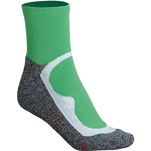 Sport Socks Short , James Nicholson, grün, 76% Polyester, 22% Polyamid, 2% Elasthan, 42-44, , Bild 1