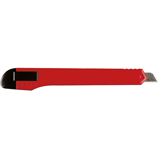 Hobbymesser , rot, ABS & Metall, 14,00cm x 0,70cm x 2,00cm (Länge x Höhe x Breite), Bild 1