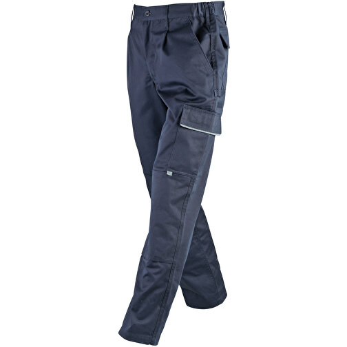 Workwear Pants , James Nicholson, navy, 65% Polyester, 35% Baumwolle, XXL, , Bild 1