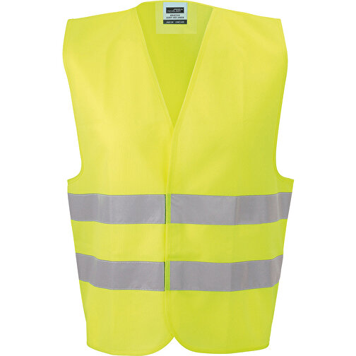 Safety Vest Kids , James Nicholson, fluorescent-gelb, 100% Polyester, one size, , Bild 1