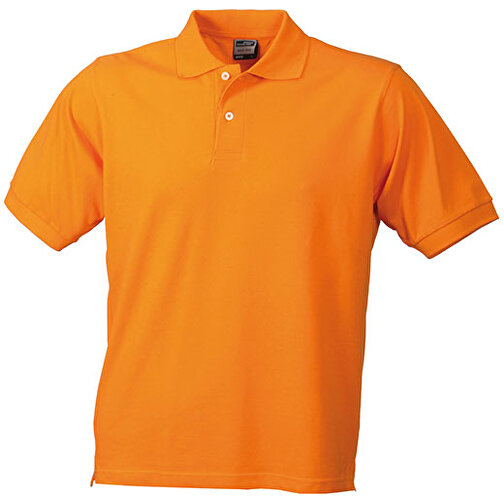 Basic Polo , James Nicholson, orange, 100% Baumwolle, gekämmt, ringgesponnen, 3XL, , Bild 1