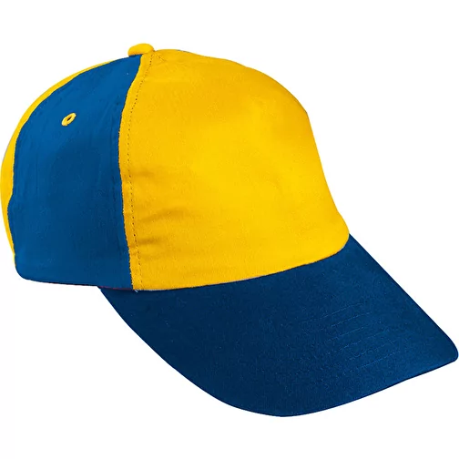 Casquette enfants 5 panneaux coton brossé lourd, Image 1