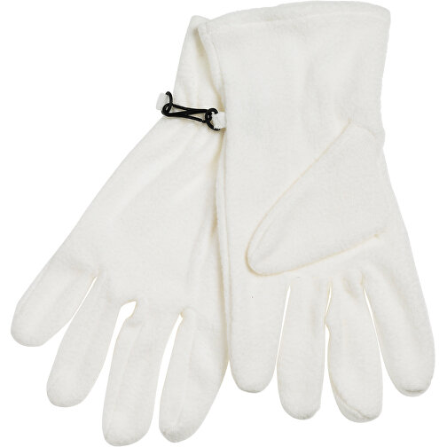 Microfleece Gloves , Myrtle Beach, off-weiß, 100% Polyester, L/XL, , Bild 1