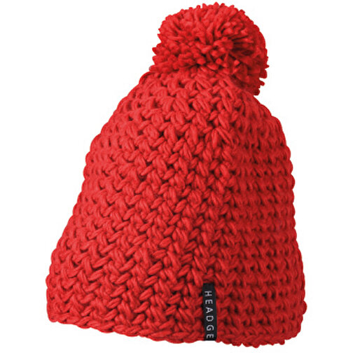 Jednokolorowa szydelkowana czapka z pomponem, Obraz 1