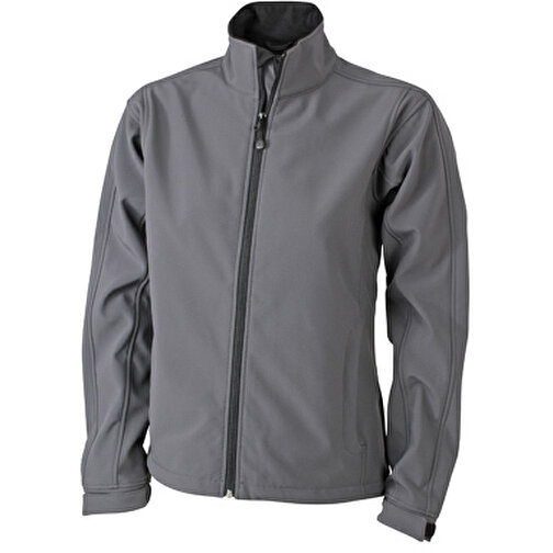 Ladies’ Softshell Jacket , James Nicholson, carbon, 95% Polyester, 5% Elasthan, M, , Bild 1