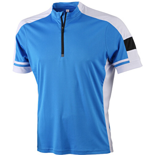 Men’s Bike-T Half Zip , James Nicholson, cobalt, 100% Polyester, M, , Bild 1