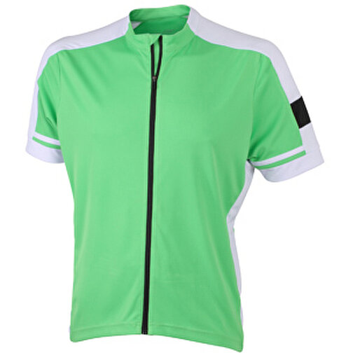 Men’s Bike-T Full Zip , James Nicholson, grün, 100% Polyester, XXL, , Bild 1