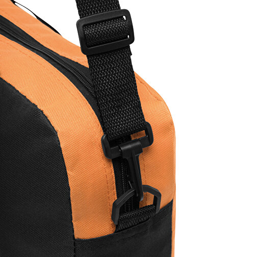 Dokumententasche PI , orange, schwarz, 600D Polyester, 38,00cm x 9,50cm x 28,00cm (Länge x Höhe x Breite), Bild 5