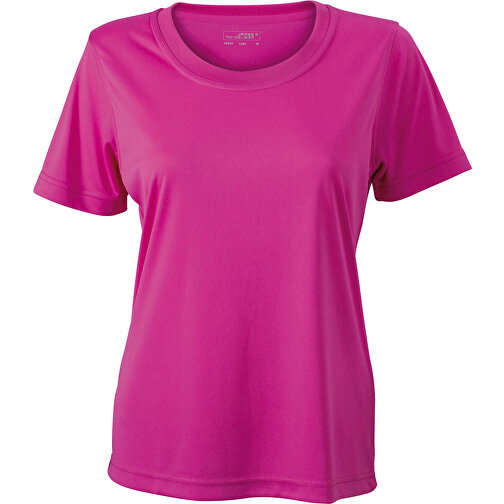 Ladies’ Active-T , James Nicholson, pink, 100% Polyester, M, , Bild 1