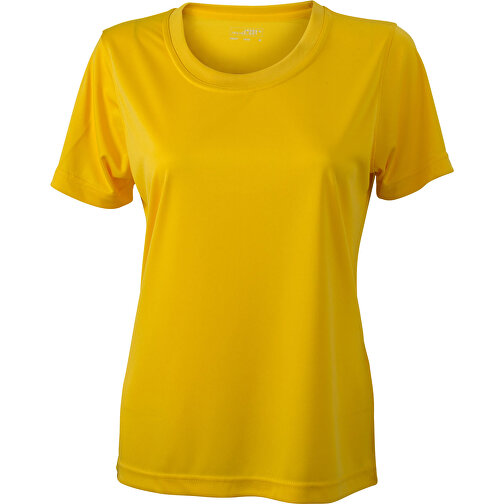 Ladies’ Active-T , James Nicholson, gelb, 100% Polyester, XL, , Bild 1