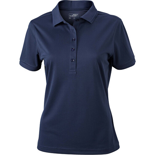 Ladies’ Active Polo , James Nicholson, navy, 100% Polyester, XL, , Bild 1