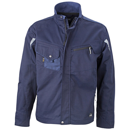Workwear Jacket , James Nicholson, navy/navy, 100% Polyamid CORDURA ®, S, , Bild 1