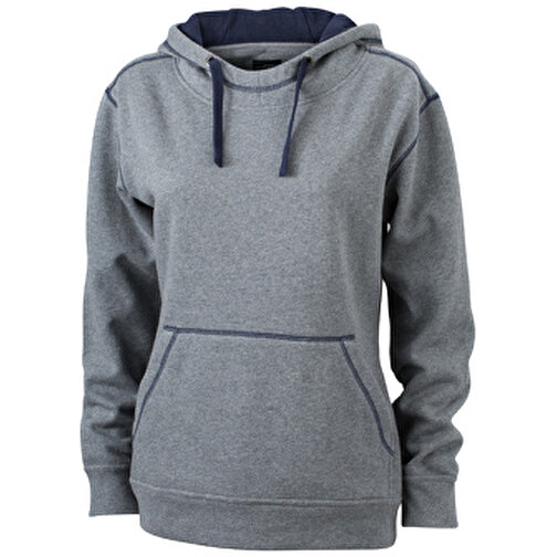 Sweatshirt à capuche contrasté femme, Image 1