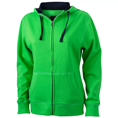 Sweat-shirt à capuche contrasté femme, Image 1