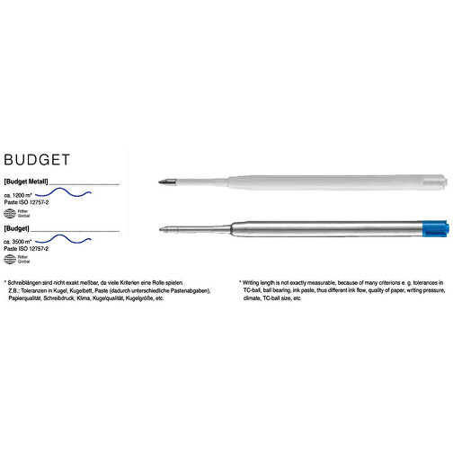 Kugelschreiber GLOSSY , Ritter-Pen, schwarz, ABS-Kunststoff, 14,20cm (Länge), Bild 3