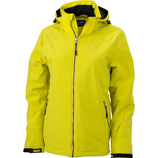 Ladies’ Wintersport Jacket , James Nicholson, gelb, 100% Polyester, XL, , Bild 1