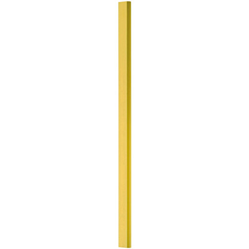 Zimmermannsbleistift 25cm , gelb, Holz (FSC zertifiziert), 24,70cm x 0,80cm x 1,50cm (Länge x Höhe x Breite), Bild 1