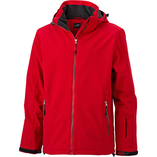 Men’s Wintersport Jacket , James Nicholson, rot, 100% Polyester, XXL, , Bild 1