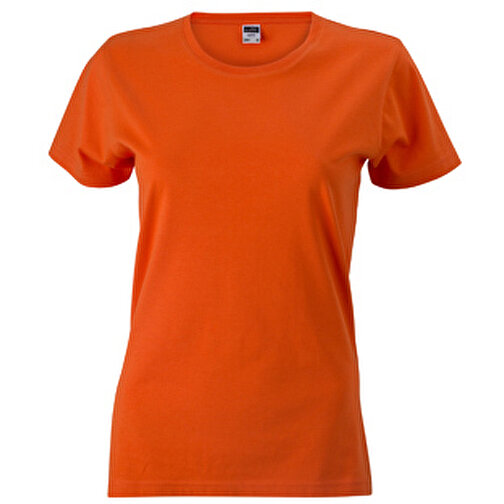 Ladies’ Slim Fit-T , James Nicholson, dark-orange, 100% Baumwolle, gekämmt, M, , Bild 1