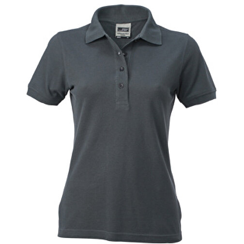 Ladies’ Workwear Polo , James Nicholson, carbon, 50% Polyester, 50% Baumwolle, gekämmt, XL, , Bild 1