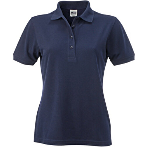 Ladies’ Workwear Polo , James Nicholson, navy, 50% Polyester, 50% Baumwolle, gekämmt, 3XL, , Bild 1