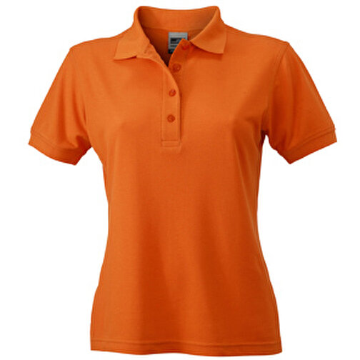 Ladies’ Workwear Polo , James Nicholson, orange, 50% Polyester, 50% Baumwolle, gekämmt, XXL, , Bild 1