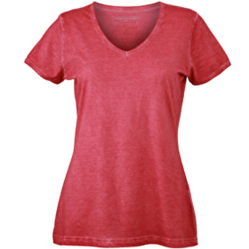Ladies’ Gipsy T-Shirt , James Nicholson, rot, 100% Baumwolle, S, , Bild 1