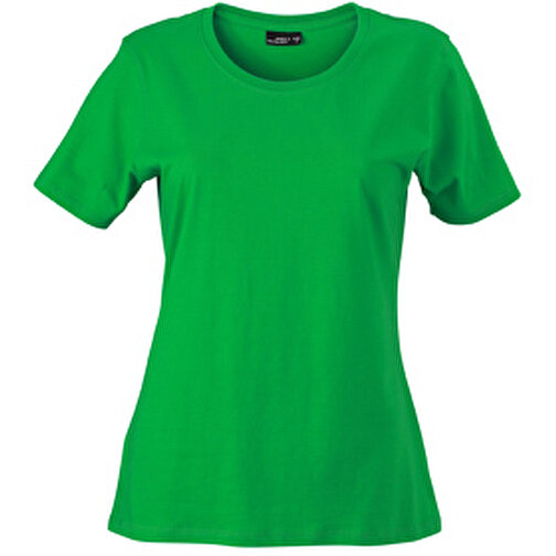 Ladies’ Basic-T , James Nicholson, fern-grün, 100% Baumwolle, ringgesponnen, XL, , Bild 1