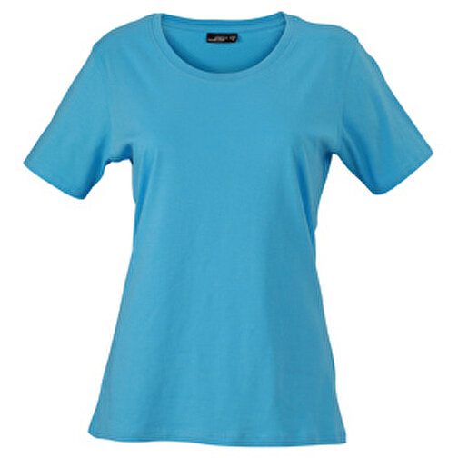 Ladies’ Basic-T , James Nicholson, sky-blau, 100% Baumwolle, ringgesponnen, 3XL, , Bild 1