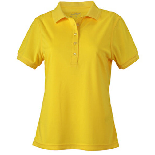 Ladies’ Active Polo , James Nicholson, sun-gelb, 100% Polyester, S, , Bild 1