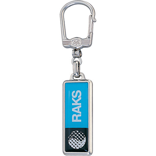 Porte-clés métal rectangulaire, Image 1