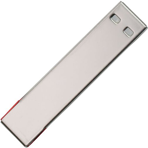 USB-Stick PAPER CLIP 8GB , Promo Effects MB , rot MB , 8 GB , Aluminium MB , 3 - 10 MB/s MB , 5,50cm x 1,25cm (Länge x Breite), Bild 2
