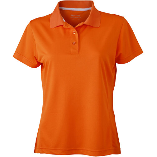Ladies’ Polo High Performance , James Nicholson, orange, 100% Polyester, XXL, , Bild 1