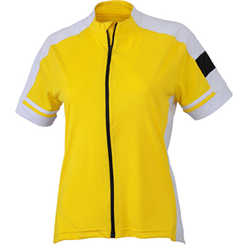 Ladies’ Bike-T Full Zip , James Nicholson, sun-gelb, 100% Polyester, L, , Bild 1