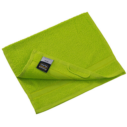 Guest Towel , Myrtle Beach, acid-gelb, 100% Baumwolle, ringgesponnen, 30 x 50 cm, , Bild 1