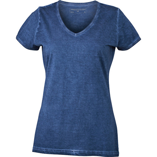 Ladies’ Gipsy T-Shirt , James Nicholson, denim, 100% Baumwolle, XL, , Bild 1