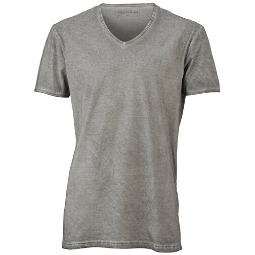 Men’s Gipsy T-Shirt , James Nicholson, grau, 100% Baumwolle, S, , Bild 1