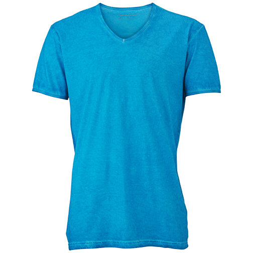 Men’s Gipsy T-Shirt , James Nicholson, türkis, 100% Baumwolle, 3XL, , Bild 1