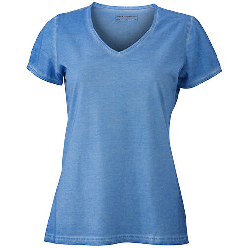 Ladies’ Gipsy T-Shirt , James Nicholson, horizon-blau, 100% Baumwolle, XL, , Bild 1