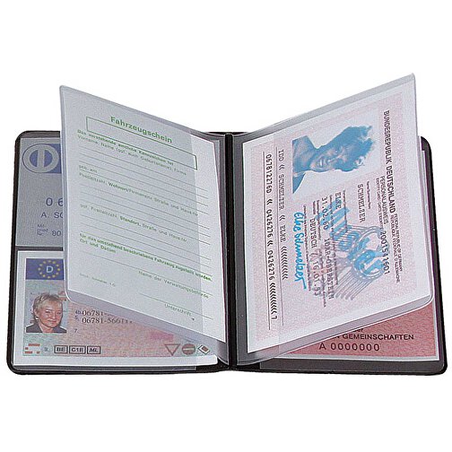CreativDesign Identitetskort Pocket '4-fold' Normal Foil röd, Bild 1